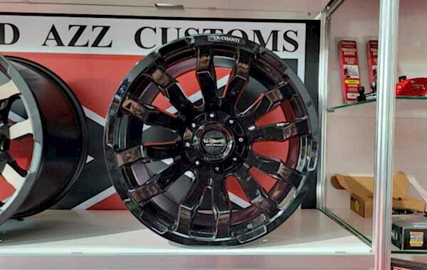 OF7 10×20/12×20 schwarz glanz 2